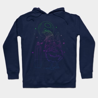 chiken astronaut Hoodie